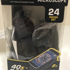 National Graphic Microscope 24 Piece Set 40X-640X